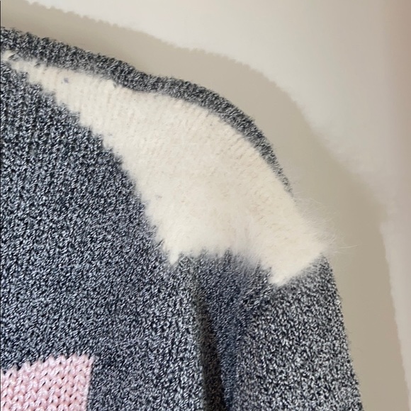 Franco Valeri Vintage Abstract Pink Sweater - Picture 4 of 6